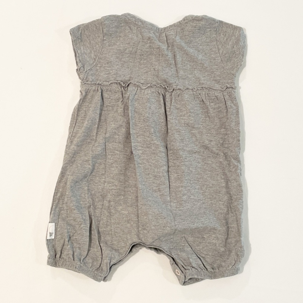 Burt’s Bees Baby 6-9M gray onesie - Picture 3 of 3